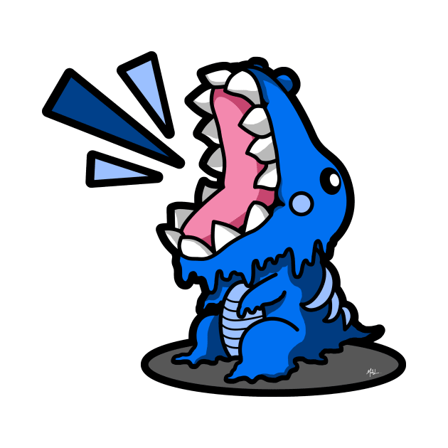 SM3GMASAURUS REX BLUE by KnavishApparel