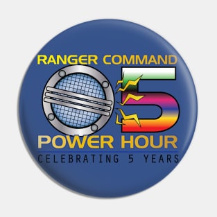 Ranger Command Power Hour - 5 years Pin