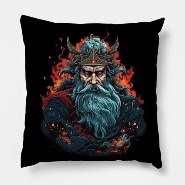 Hades, King of the Dead and Underworld Pillow by Kawaii Cuties