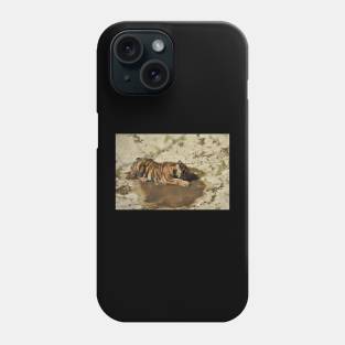 Tiger Cub Drinking Phone Case