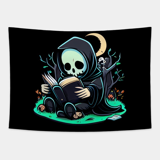 Literary Grim Reaper! Tapestry by pako-valor