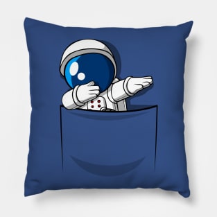 Dabbing Pocket astronaut Pillow