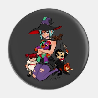 witch doll Pin