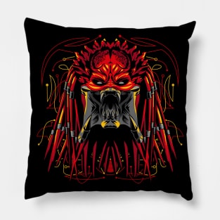 alien hunter Pillow