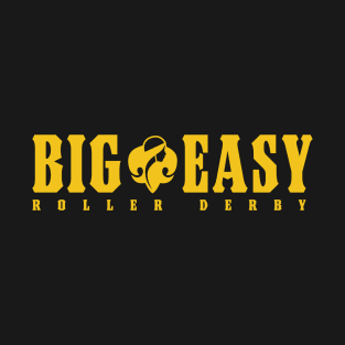 Big Easy Roller Derby Gold Logo T-Shirt