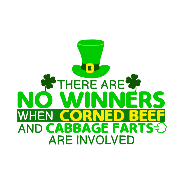 Corned Beef and Cabbage Farts - St. Patrick's Day by FartMerch