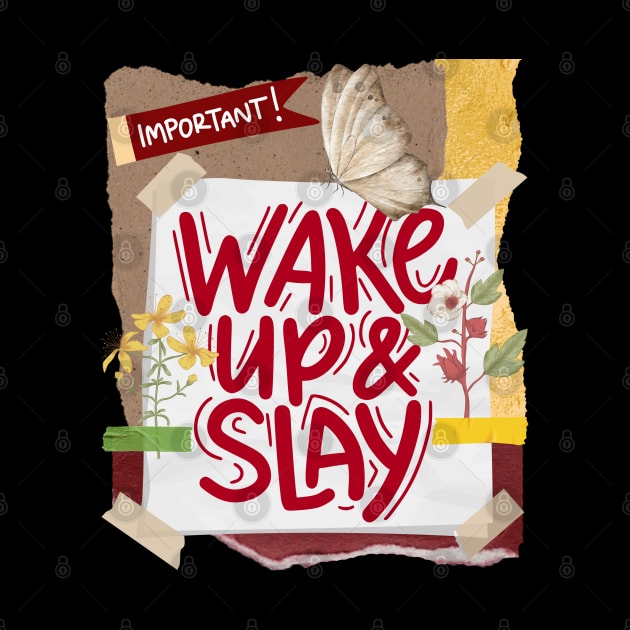 Wakeup & Slay - Motivational Quotes by teetone