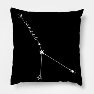 cancer constellation Pillow