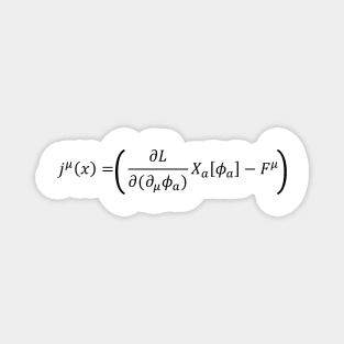 Noether Conserved Current - Quantum Field Theory Magnet