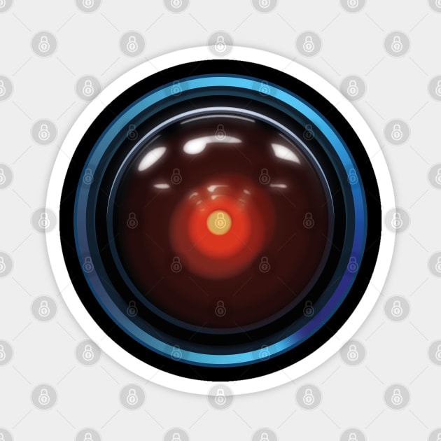 HAL 9000 Magnet by andrew_kelly_uk@yahoo.co.uk