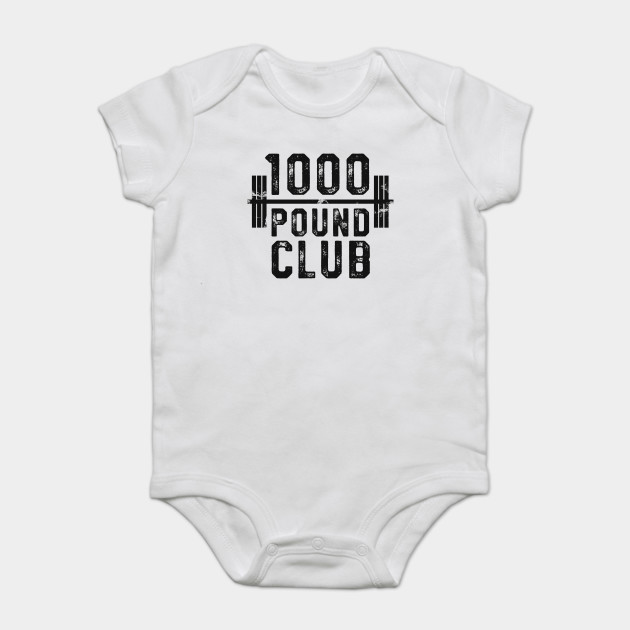 1000 Pound Club T Shirt Powerlifting Bodybuilding Fitness