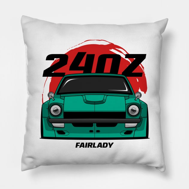Teal 240 Frldy Z Pillow by GoldenTuners