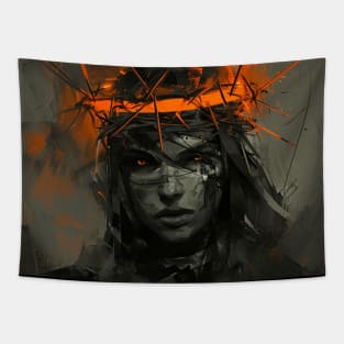 The Martyr In Crown Of Thorns Tapestry