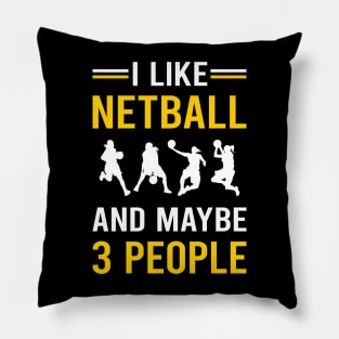 3 People Netball Pillow