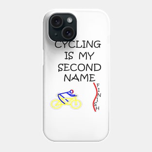 Stick Figure Cycling Phone Case