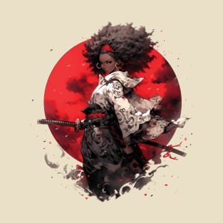 Afro Samurai Girl T-Shirt