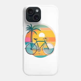 artwork of t-shirt graphic design of miami beach Phone Case