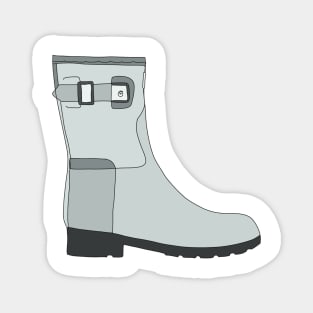 Happy Rubber Boot Magnet