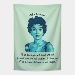 Rita Moreno Portrait Tapestry