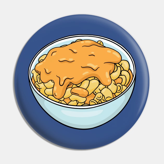 Mac and Cheese Drawing Pin by SLAG_Creative