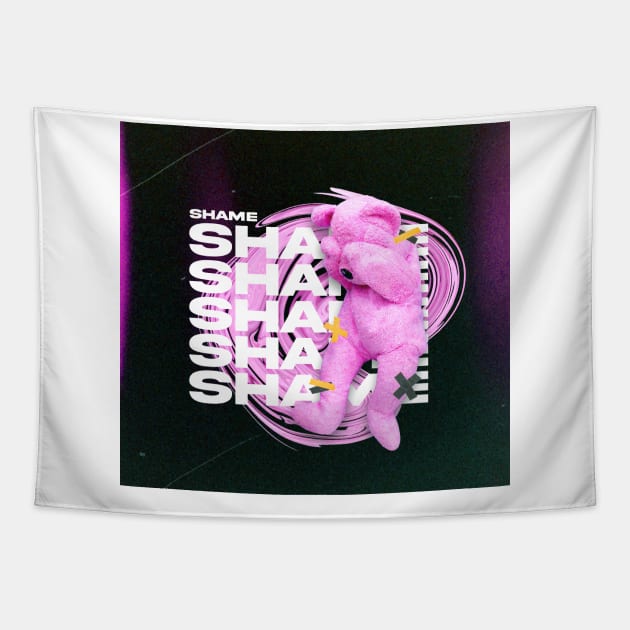 Shame Bear Tapestry by Ferhat Sözeri Art