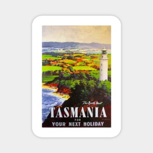 Vintage Travel - Tasmania Magnet