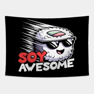 Soy Awesome Maki Sushi Roll Tapestry