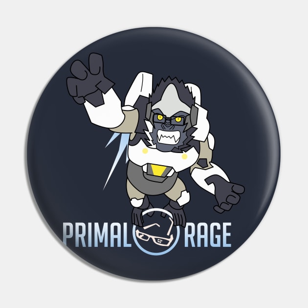 WINSTON CHIBI Cute Pin by Dennaeric