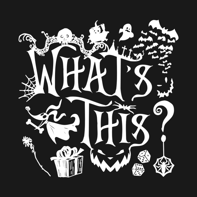 What's This? - Nightmare Before Christmas (White) by TMW Design