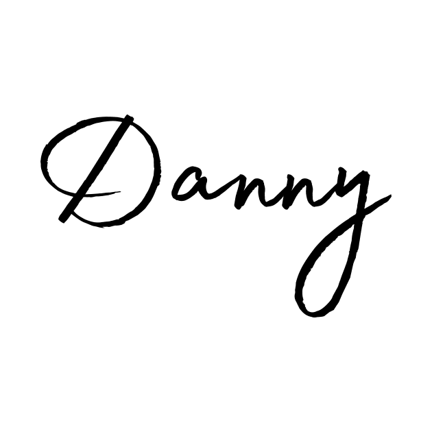 Danny Name Calligraphy by Word Minimalism