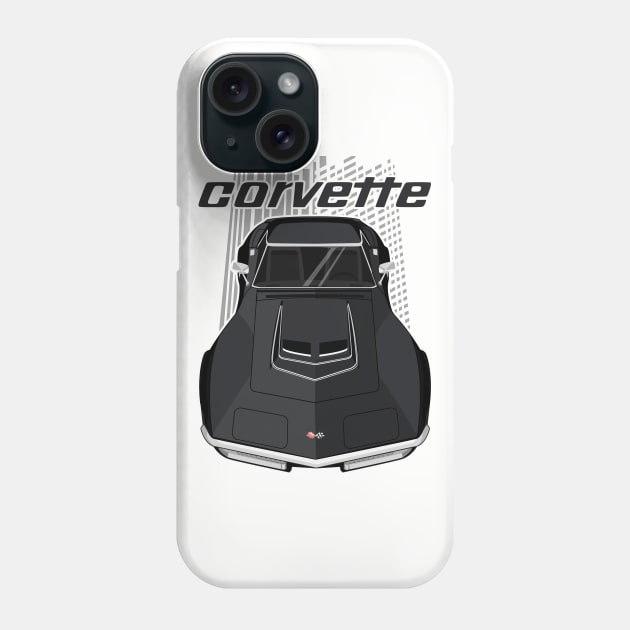 Corvette C3 - Black Phone Case by V8social