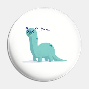 Long neck dog-osaurs Pin