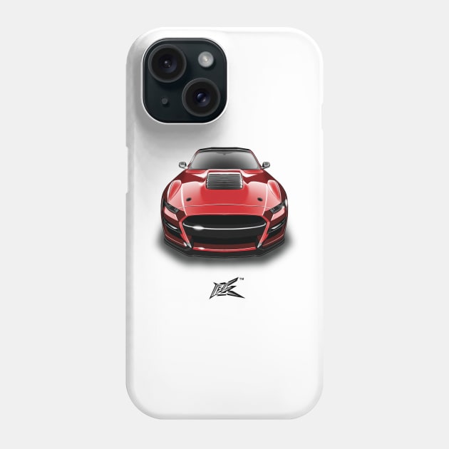 shelby gt500 red Phone Case by naquash