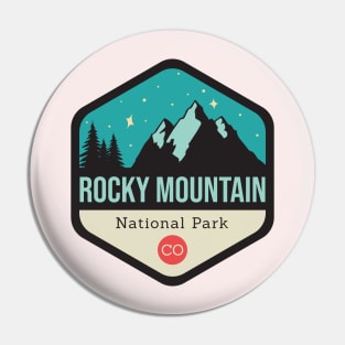 Rocky Mountains Park Badge Pin