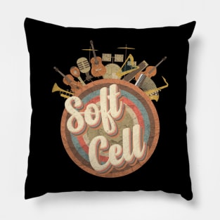 Music Tour Vintage Retro // Soft Cell Pillow