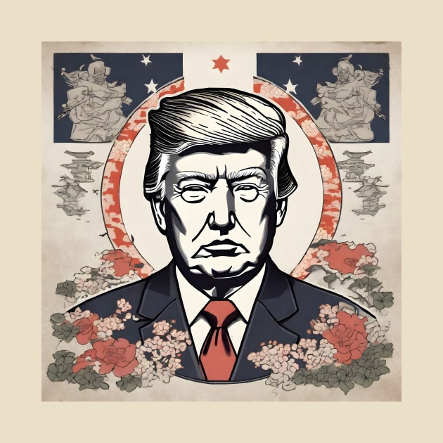 Donald Trump in Asian Style by BoombasticArt