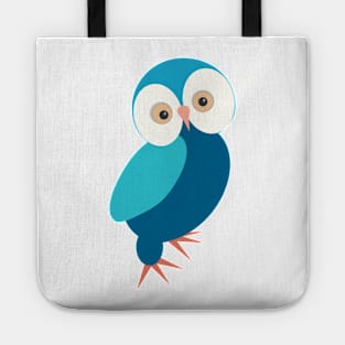 Funny owl with big eyes Tote