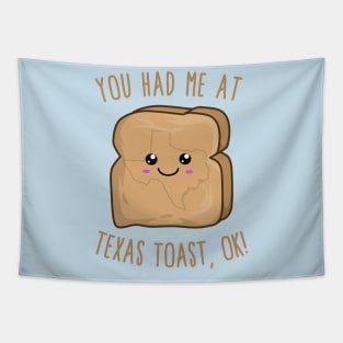 You Had Me At Texas toast, OK! Cute Kawaii Toast Tapestry