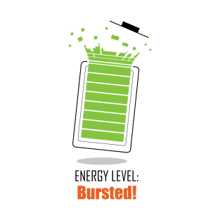 Energy Level: Bursted T-Shirt