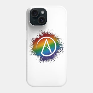 Rainbow Atheist Symbol Phone Case