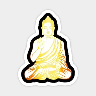 Buddha (golden) Magnet