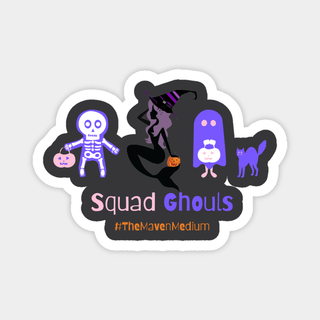 The Maven Medium- Squad Ghouls (Purple) Magnet by TheMavenMedium