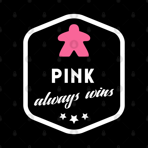 Pink Always Wins Meeple Board Games Meeples and Roleplaying Addict - Tabletop RPG Vault by tabletopvault