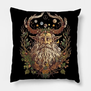 Wiccan Pagan God Pillow