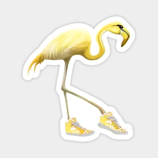 Banana Flamingo and shoes jellow sneakers Magnet