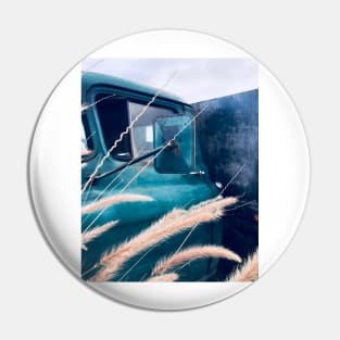 Truck in the Weeds Pin