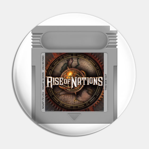 Rise of Nations Game Cartridge Pin by PopCarts