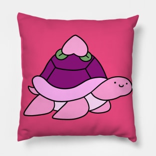 Peach Turtle Pillow