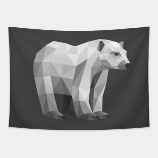 Grey Polar Bear Tapestry