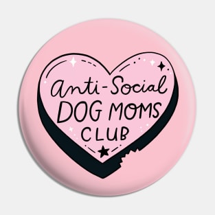 Anti-Social Dog Moms Club Pin